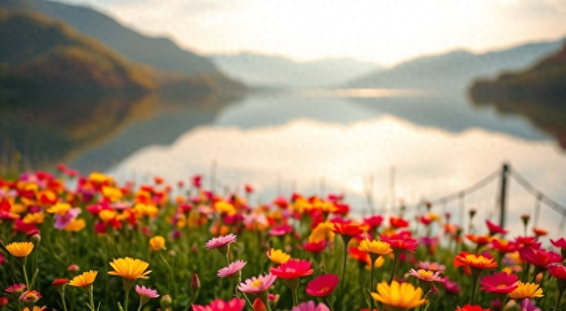 长春 0 元花海！农安太平池七彩油菜花盛放，美到封神