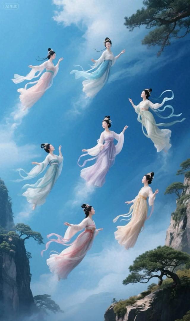 Ai绘出的七仙女