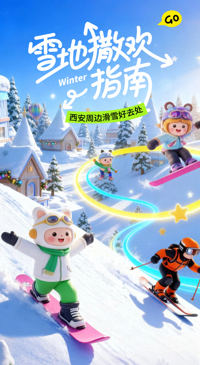 挖到宝了！西安人私藏的周边4大滑雪胜地！