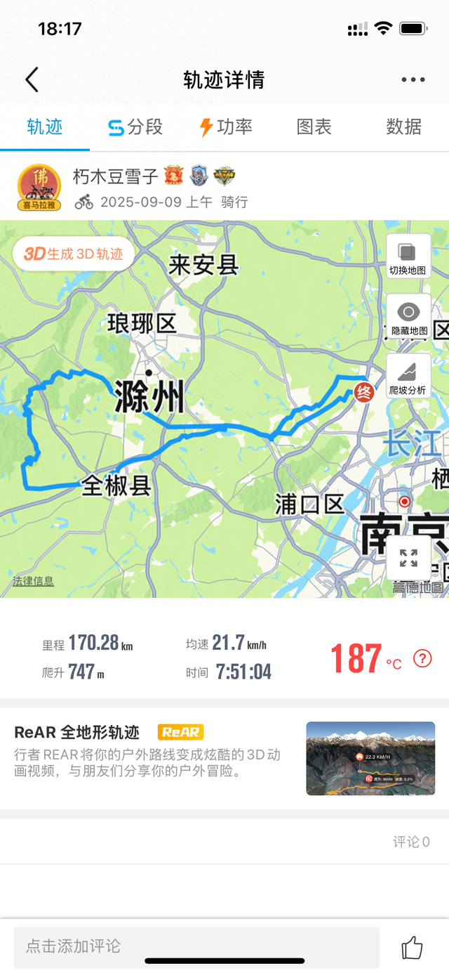 骑游滁州西神山寺森林公园花山风景线