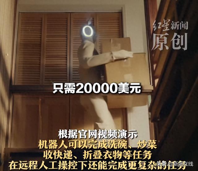 “全球首款远程家务机器人”开启预售，可以遛狗、洗碗、炒菜、收快递，售价2万美元