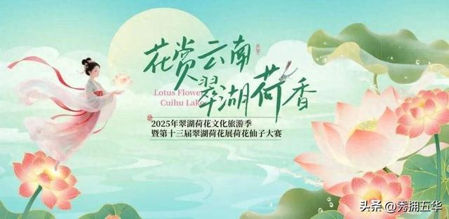 翠湖公园第十三届荷花展之“荷花仙子”大赛，文化雅韵映荷风