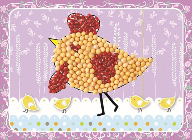 奥特曼五谷拼图（小朋友用谷拼图告诉你五谷是哪五谷）