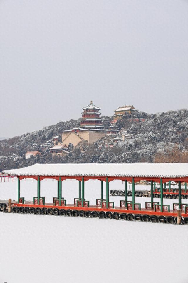 雪后颐和园 美如水墨画