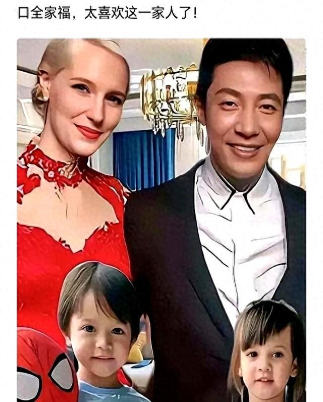 撒贝宁基因真的太强大了，不但女儿像中国人，儿子更像他