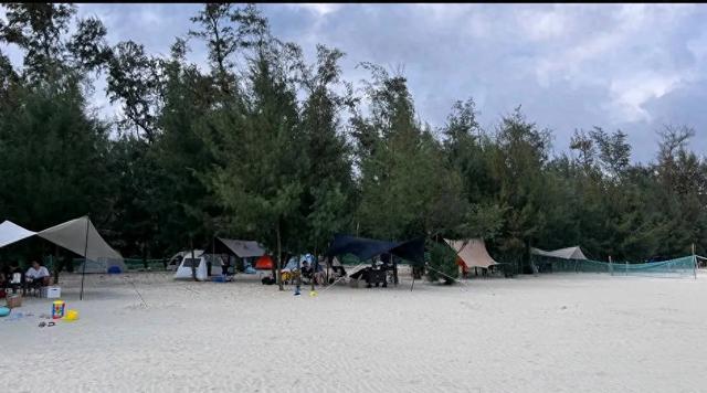 广东惠州海湾露营地你去过几个呢？很适合带小朋友来小众海滩！！