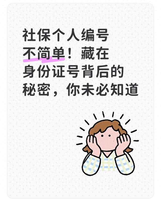个人id号的意思（社保个人编号不简单藏在身份证号背后的秘密）