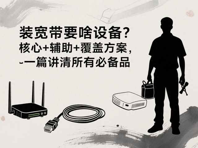 安装宽带需要什么设备（装宽带要啥设备核心辅助覆盖方案）