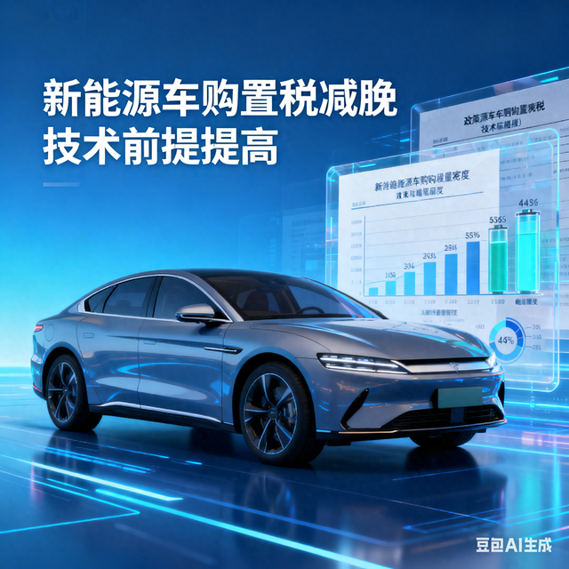 新能源车免税政策收紧！2026年起这些车可能不再免税