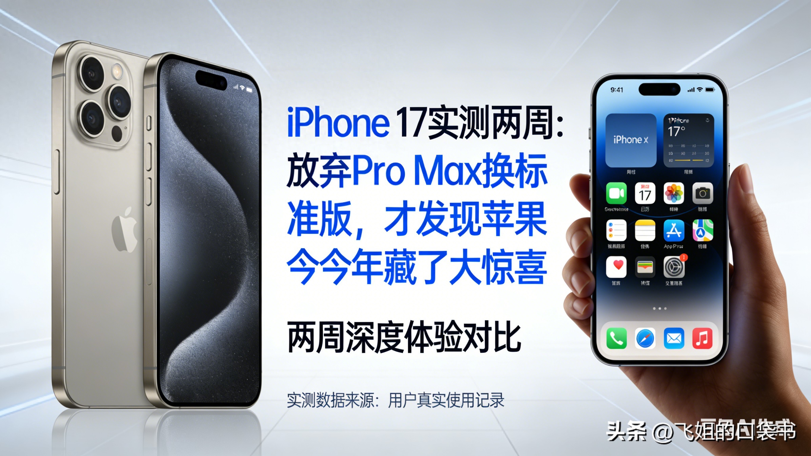 iPhone 17 标准版 体验 水桶机_苹果17