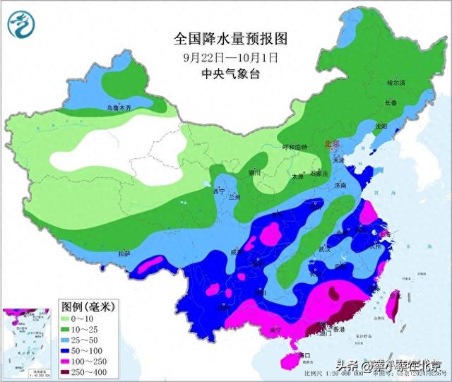 国庆假期天气将有大变化，全国具体天气分布如下，官方：需要警惕