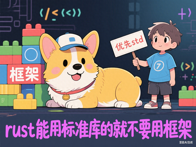 rust编程世界从切菜到造车：为啥标准库永远比框架更靠谱？