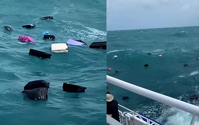 游客赴泰搭渡轮赏景，行李却漂走了！网友：荒岛资源就是这样来的