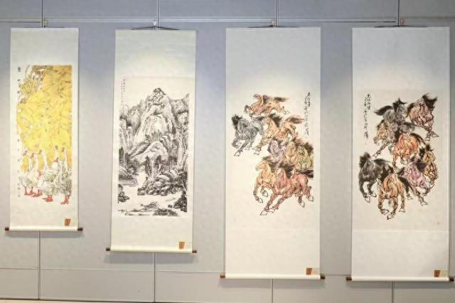 北京东城苏州姑苏名家书画邀请展开幕