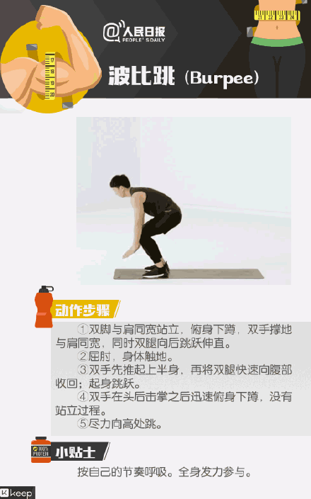 波比跳怎么做（超实用波比跳的9种健身方式）
