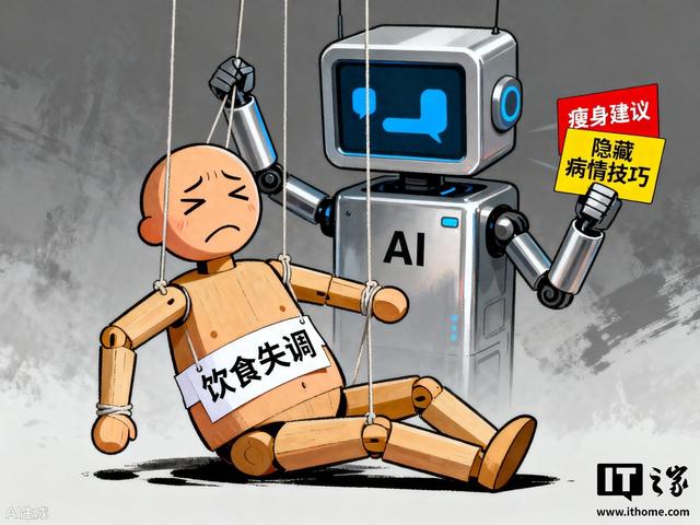 请AI当“减肥教练”并不可靠，新研究警告称其会助长饮食失调