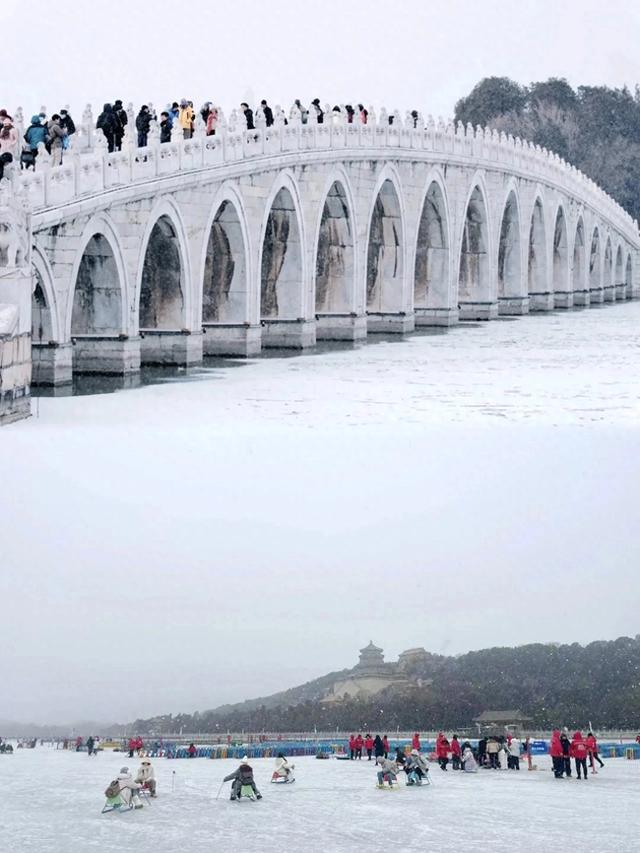 北京迎2026年第一场雪，踏雪寻梅年味渐浓