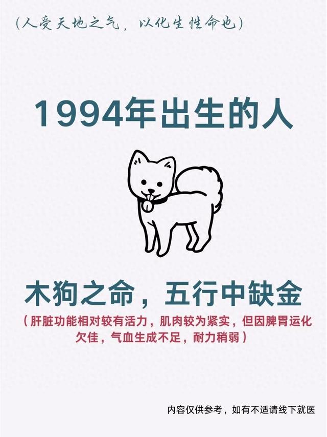 1994年属什么（1994年属狗人注意五行藏着的健康危机与破解之道）