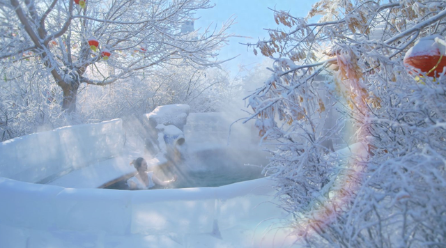 来黑龙江在雪地里泡汤，才是冬天的正确打开方式！