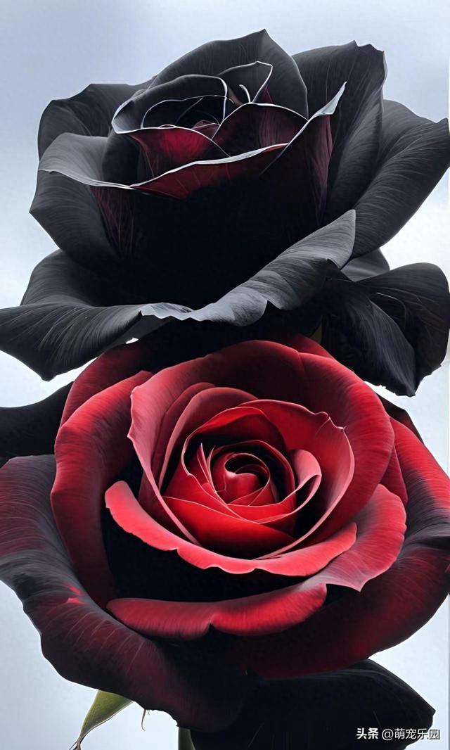 野外偶遇神秘蔷薇，烈焰红与夜幕黑交织，我被这自然之美震撼了