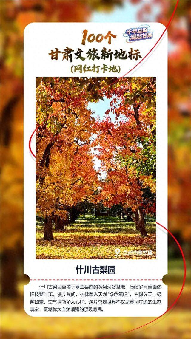 【文旅新地标】什川古梨园丨黄河河谷生态地标，田园文旅典范