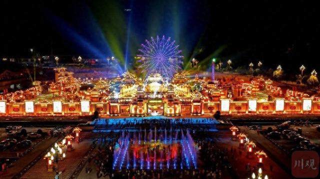 剑阁夜游新“引擎” “大蜀道不夜三国城”8月11日开城迎客