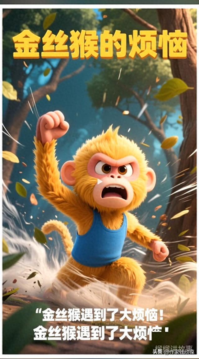 钱欣葆寓言《金丝猴的烦恼》动画视频