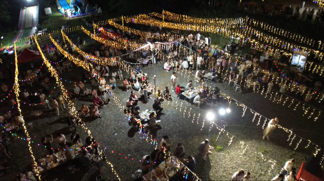 障日山体灯光秀点亮城市"夜经济"新引擎