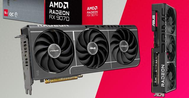 华硕推Radeon RX 9070 PRIME EVO显卡：规格依旧，外观微调