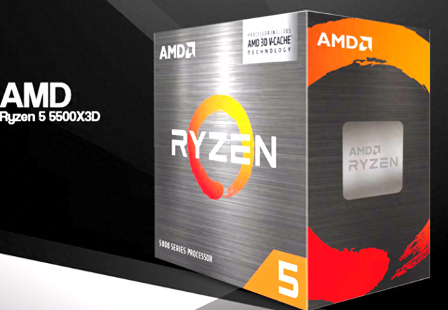 Ryzen 5 5500X3D跑分曝光：整体性能比Ryzen 5 5600X3D低6%