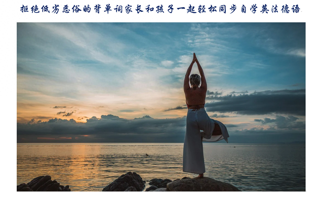 网络用语zw如何解释（拒绝低劣恶俗的背单词家长和孩子一起轻松同步自学英法德语）