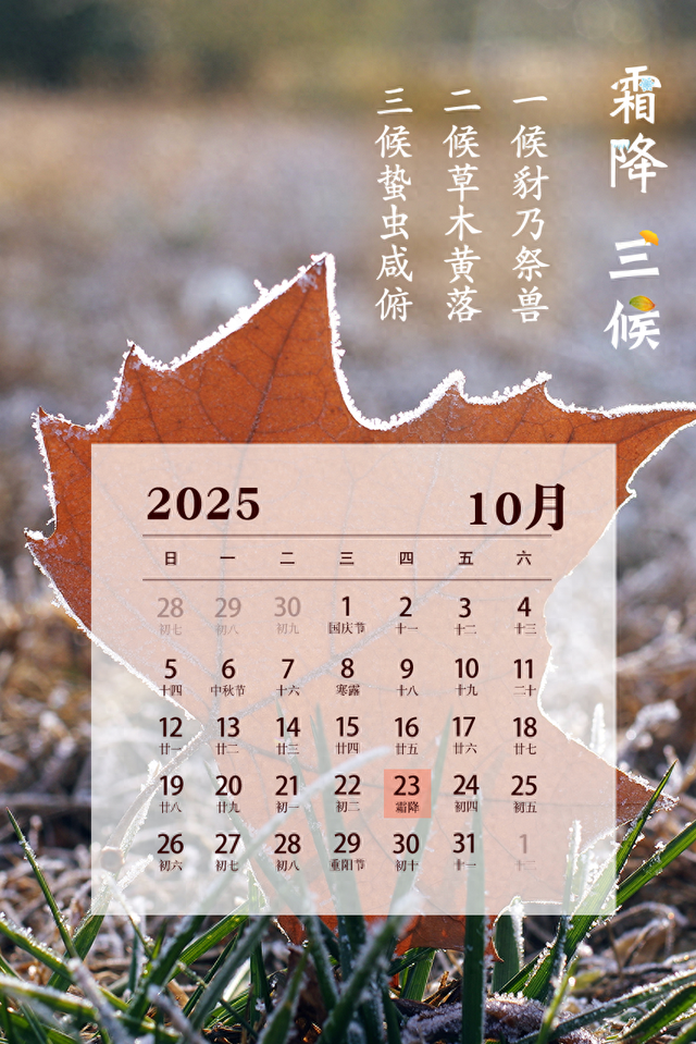 节气里的大美中国·霜降