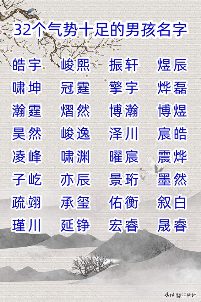 给宠物狗起名字男孩（这32个精选男孩名字看一眼就好喜欢）