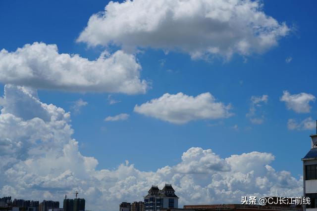 河南淮滨：城区现云海“飘”美景