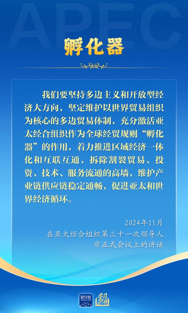 学习新语｜推动亚太合作，习近平主席生动阐释