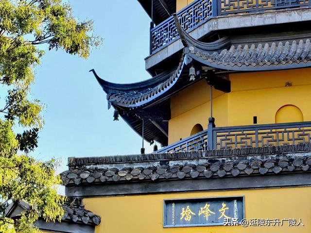 扬州文峰塔，京杭大运河畔四塔之一，塔园寺一体