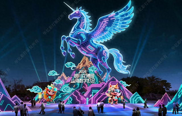 亮点剧透丨花博园山海灯会“星际银河”花灯看点提前揭晓