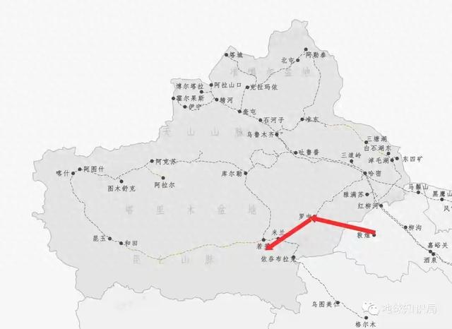 西部丝绸之路经济带敦煌至罗布泊电气化铁路规划