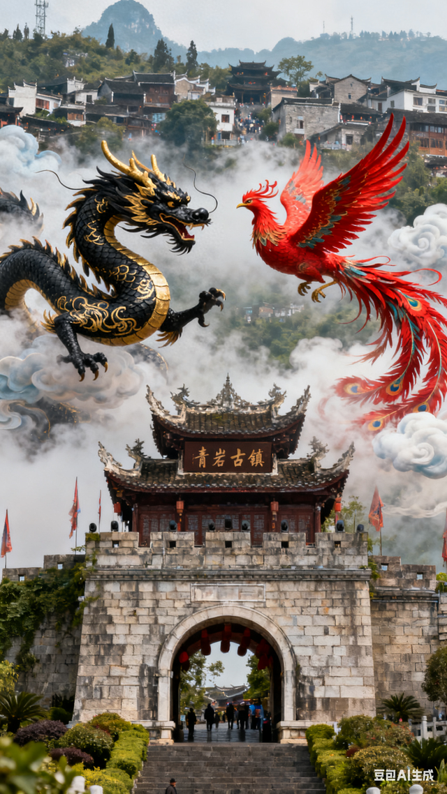 无双道龙赵小荣游记《 一笔祥龙行天下 》（一三四） 青岩古镇