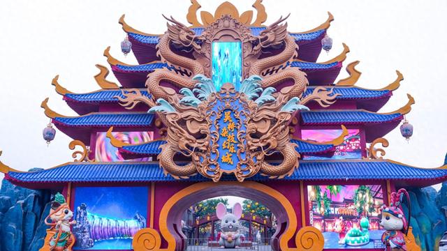 吴桥杂技幻乐城项目建设接近尾声