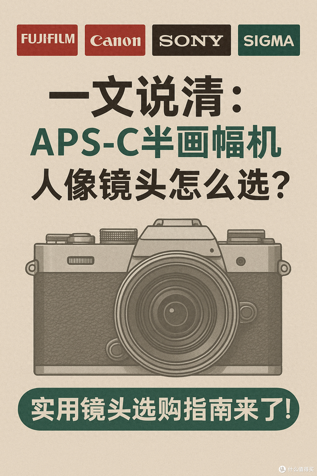 拍人像，半画幅相机该配什么头？实用镜头选购指南来了！