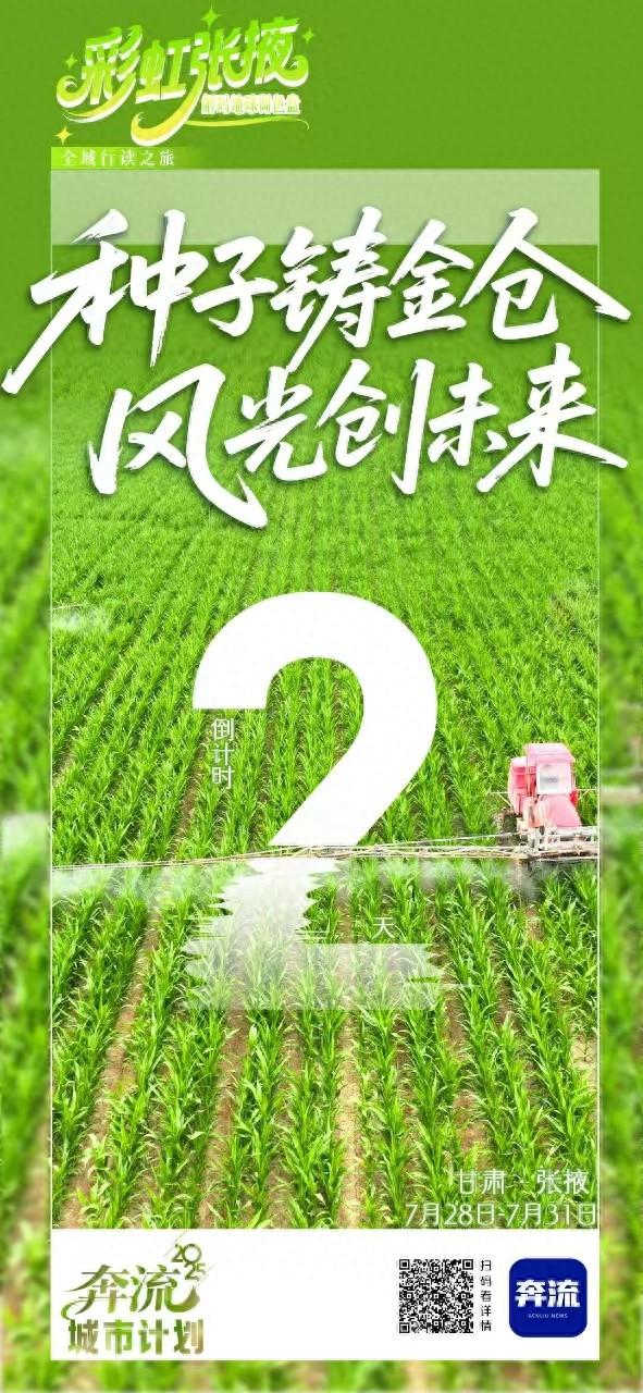 奔流城市计划·彩虹张掖｜种子铸金仓风光创未来倒计时2天