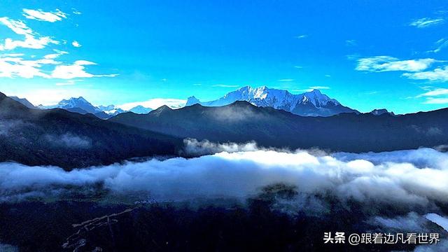 《219西藏南南线》中尼边境：乃夏村 晨雾织彩缎，田园藏仙境