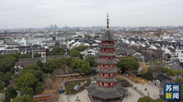 盘门瑞光塔跨年夜将上演3D灯光秀 为市民游客献上跨年礼