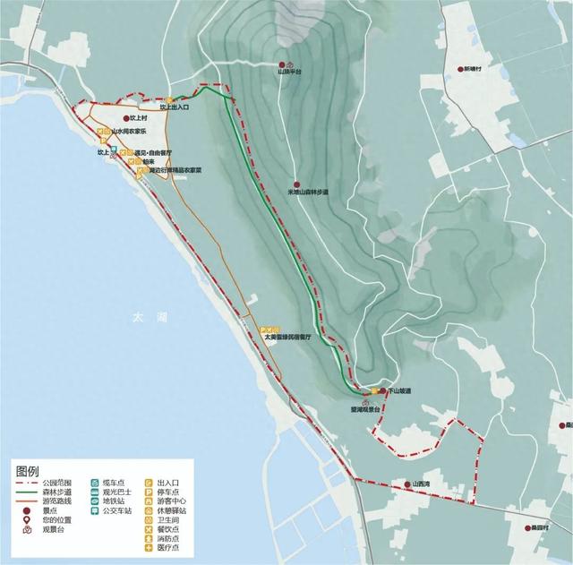徒步+露营+观湖！苏州米堆山郊野公园全攻略