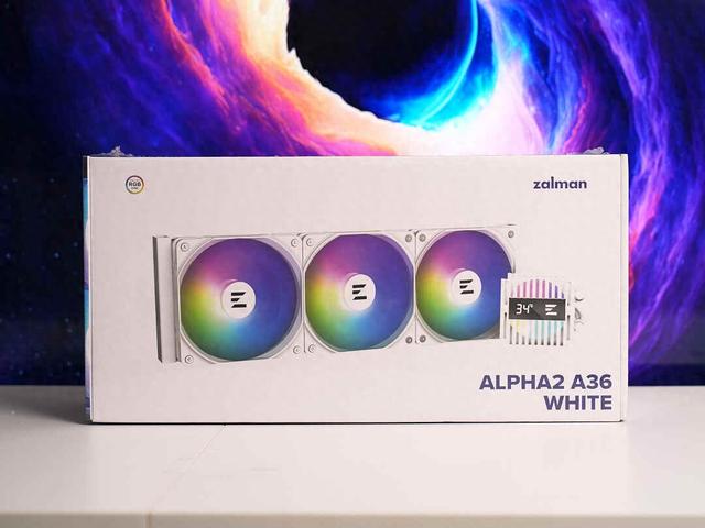性能强劲，数显显示，ZALMAN思民 阿尔法ALPHA2 A36水冷开箱