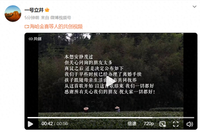 54岁演员李亚鹏官宣离婚：早些时候已经办理了离婚手续，孩子跟随母亲生活，由双方共同抚养