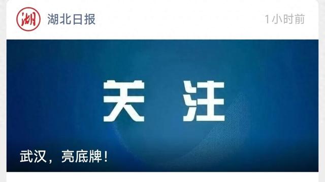 湖北日报重磅推出《武汉，亮底牌》