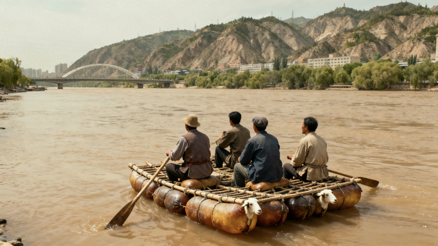 羊皮筏、成吉思汗墓中的矛——蒋经国笔下的兰州