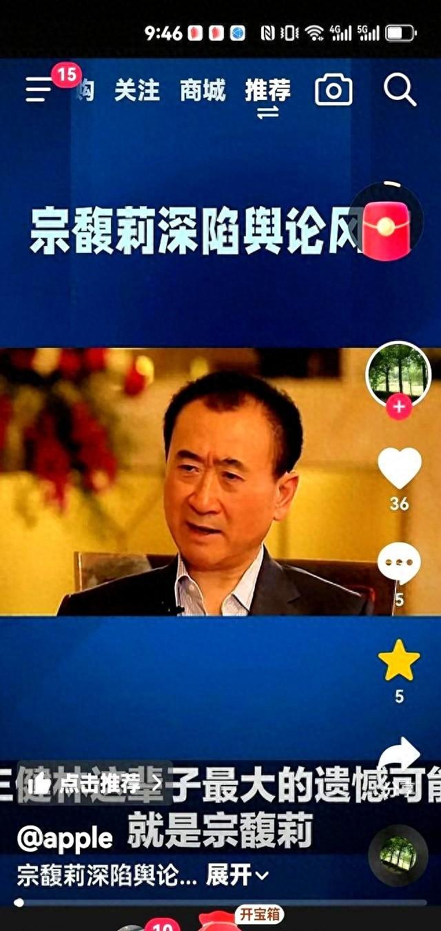 王健林这辈子最大的遗憾可能就是宗馥莉没能成为他的儿媳妇了